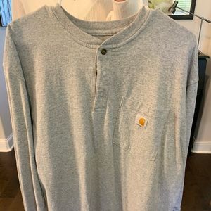 Men’s Carhartt Long Sleeve Henley T-shirt